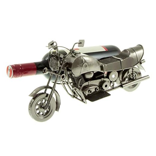 hLine Support pour Bouteille de Moto Élégant Porte-Bouteille Moto avec Chariot