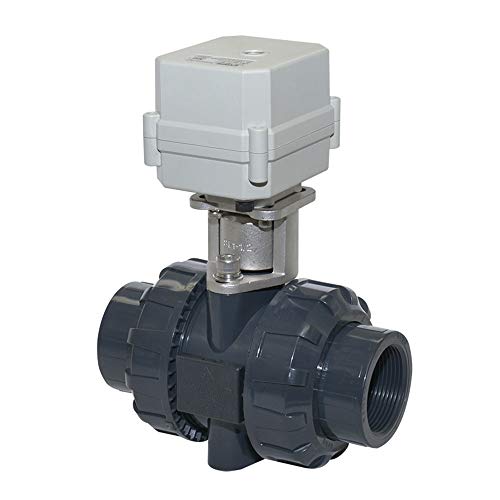 1 1/2 Zoll DN40 AC110~230V Zweidrahtsteuerung Normalerweise geschlossener Zweiwege PVC kugelhahn Cover