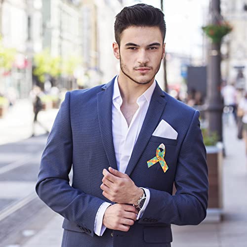 Image of 1 /2 /5 /10 /25 /50 /100pcs Satin Awareness Ribbon Pins (Pick your color), for Cancer & Disease Awareness, Bulk Quantities for Fundraising, Events, Gift Giving