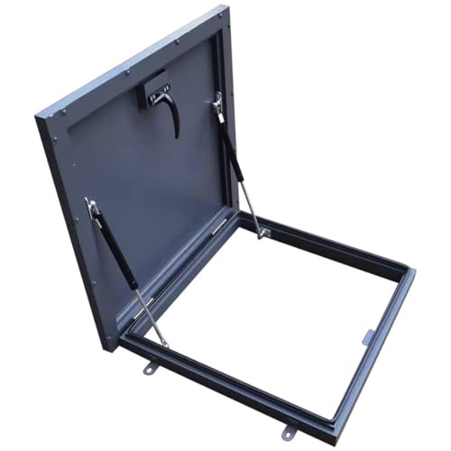 Galvanized Roof Hatch, Roof Steel Security Door, Roof Skylight, Roof Access Hatch Cover, Galvanized Powder Coated Steel Roof Hatch, Deck Installation Roof Window,80×80cm