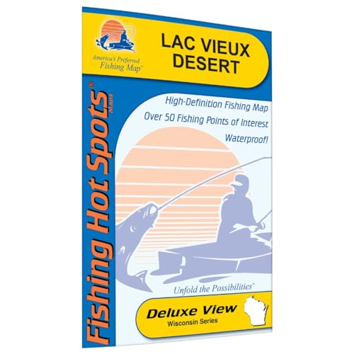 Lac Vieux Desert Fishing Map