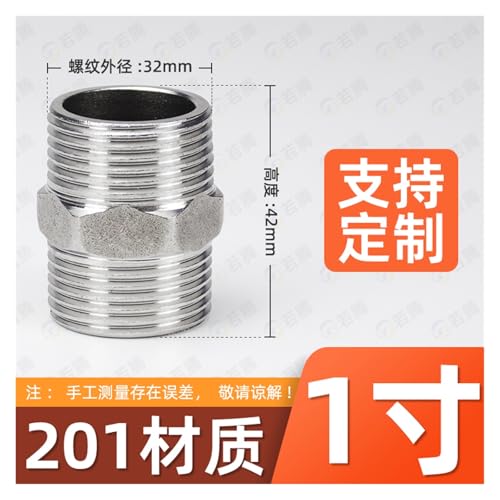 Conector exterior de acero inoxidable 201 hexagonal para tuberías de agua 3