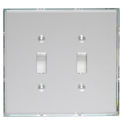 GlassAlike™ Double Switch Acrylic Mirror Plate