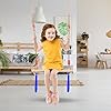 PELLOR Columpio Trapecio de Madera Multifunción para Niños con Anillos de Gimnasia de Plástico para Colgar Soporta hasta 160 kg #2