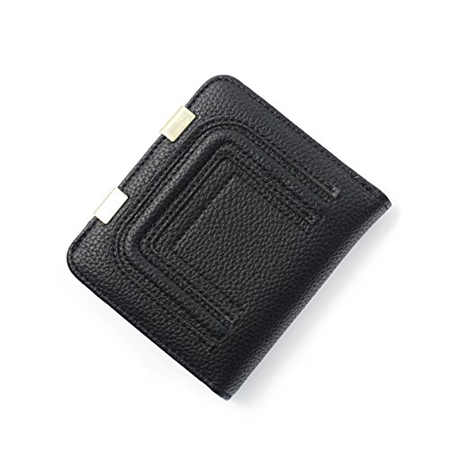 Portefeuille court femme été style vintage avec boucle et agrafe d’argent de 20 pour cent