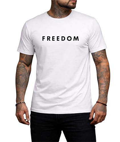 Freedom Charlie Kirk White T Shirt (X-Large)