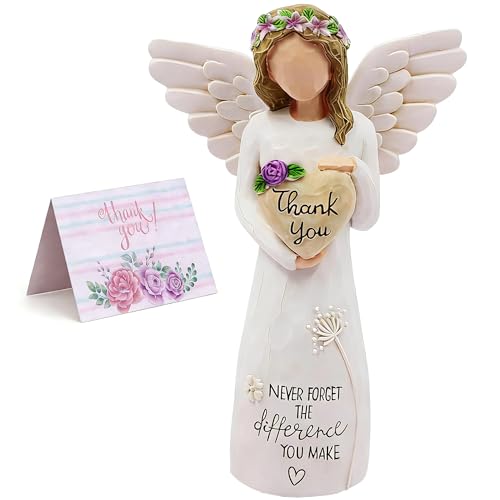 Estatua Ángel Gratitud Resina Decoración 5 in