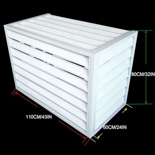 Cubiertas de aire acondicionado de aluminio impermeables y aislantes 8