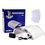 💅🏻 【VENTILADOR DE ALTO RENDIMIENTO】: Potente motor, fuerte succión, no dejará suciedad en la uña izquierda, brindándole una lujosa experiencia de manicura. Se utiliza para atrapar el polvo que se genera al perforar o pulir las uñas. El rendimiento de disipación de calor es bueno, puede disipar fácilmente el calor generado por la máquina y es duradero.