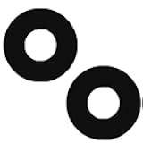 Generic 2 Fitall Lamb Ametek Motor Gasket 5.7'' # 566, Black