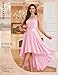 BeryLove Formal Dresses for Women Wedding Guest Cocktail Vacation Prom Dress for Teens Sleeveless Lace Chiffon Floral Bridesmaid High Low Elegant Midi Gowns 35 Pink XL