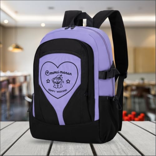 Image of Tinytot 30 Litre Japanese Korean Style School Bag Water-Resistant Laptop & Travel Backpack - Unisex Large 18 Inches Multipurpose Student Backpack for Boys & Girls, Men & Women