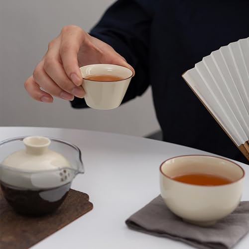 Juego de té para regalar con tetera de cerámica y accesorios de tarde 4