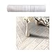 UTALIND 5 Pcs White Peel and Stick Wood Flooring, PVC Temporary Flooring for Renters, Floor Trim for Bathroom Kitchen (1.2 m x 180 mm/47.24