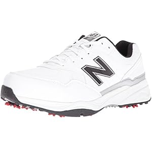 New Balance Men’s NBG1701 Golf Shoe, White/Black, 16 4