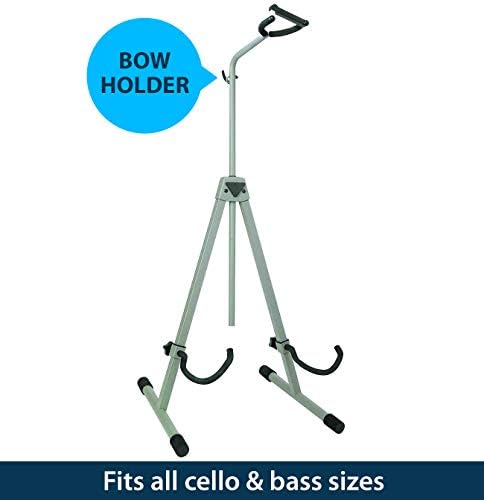 Ingles Adjustable Folding Cello/Bass Stand (SA-22) white