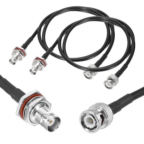 Câble RG58 BNC mâle femelle résolvant les pertes de signal pour oscilloscope de table 50 Ohm
