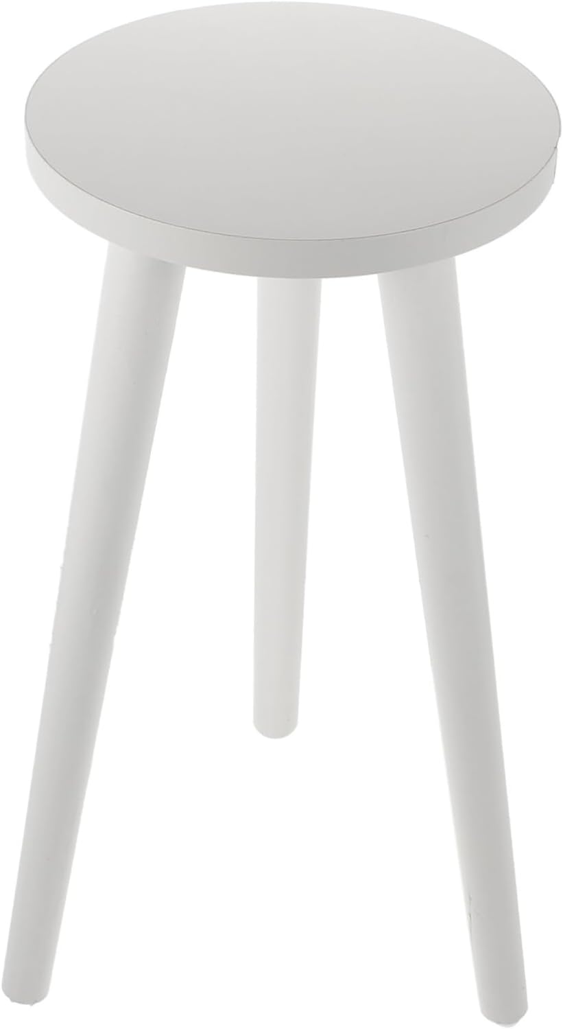 VICASKY Wooden Plant Stand Indoor Flower Pot Holder Stable Round Base Shelf for Smooth Edges Space Saving Rustic Style Display Rack for Succulent Gifts