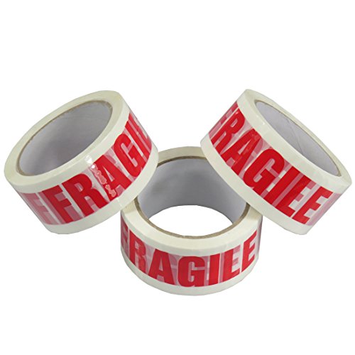 Ruban adhésif fragile triplast 48mm x 66m pour sécuriser vos colis d'expédition (lot de 36)