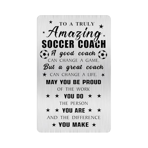 Alotozo Soccer Coach Gifts Women - Best Coach Ever