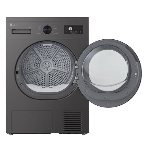 Miniatura 9 de Lg Rha1008ndk - Secadora De Ropa 8kg, Bomba De Calor Y Carga Frontal, D, Secadora Lg Serie 100, 65 Db, Secado Por Bomba De Calor, Led Display, Ahorra Energía Y Tiempo, Color Grafito