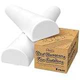 Primica Bed Bumpers for Toddlers - Set of 2 Hypoallergenic Foam Bed Rails for Queen, King, and Twin Beds (2)
