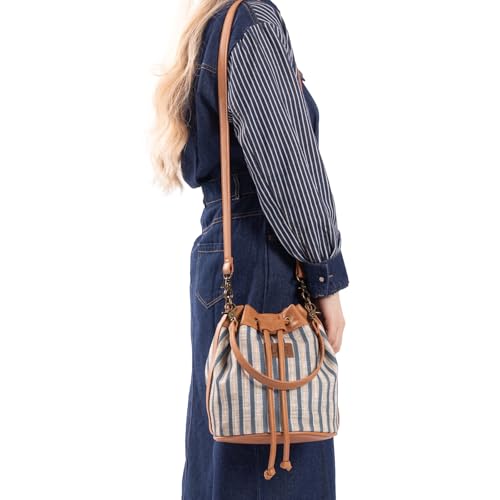 Image of Montana West X Lee Bucket Bag for Women Drawstring Hobo Crossbody Bag with Detachable Straps