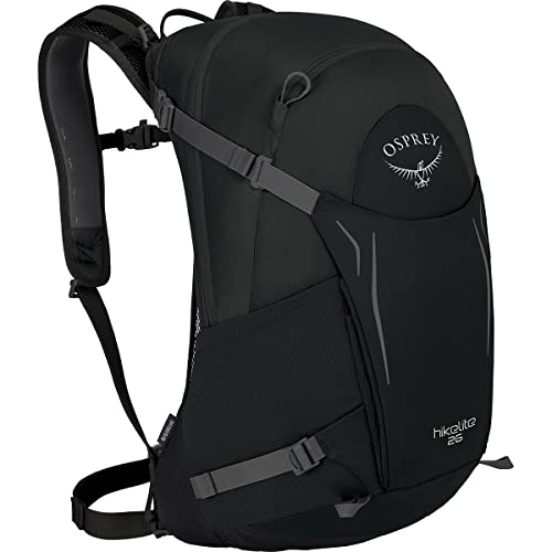 Osprey Hikelite 26L Unisex Hiking Backpack, Black
