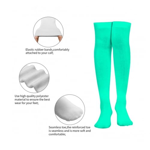 Breathable Socks Cozy Dress Decor Compression Socks Travel Knee High Stockings2