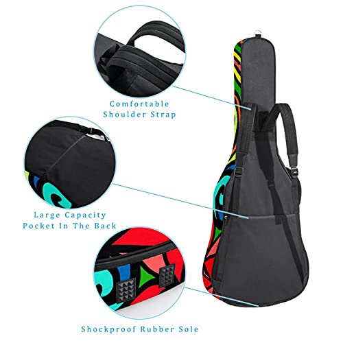 Housses et étuis pour guitare, Housse pour guitare classique Housse pour guitare classique , Couleur abstraite - Les Beatles, Paul McCartney, John Lennon, RIngo Starr, George Harrison Housses et étuis pour guitare, Housse pour guitare classique Housse pour guitare classique , Couleur abstraite – Image 4
