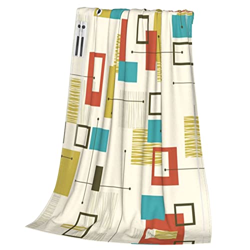 Couverture en flanelle style milieu du siècle pour vos nuits de camping - 4