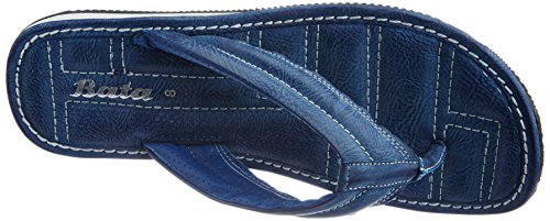Image of Bata Men's Blue Hawaii House Slippers - 7 UK (8719027)
