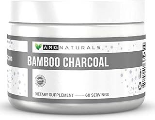 Organic Activated Bamboo Charcoal Powder - Natural Fine Food Grade Supplement to Whitens