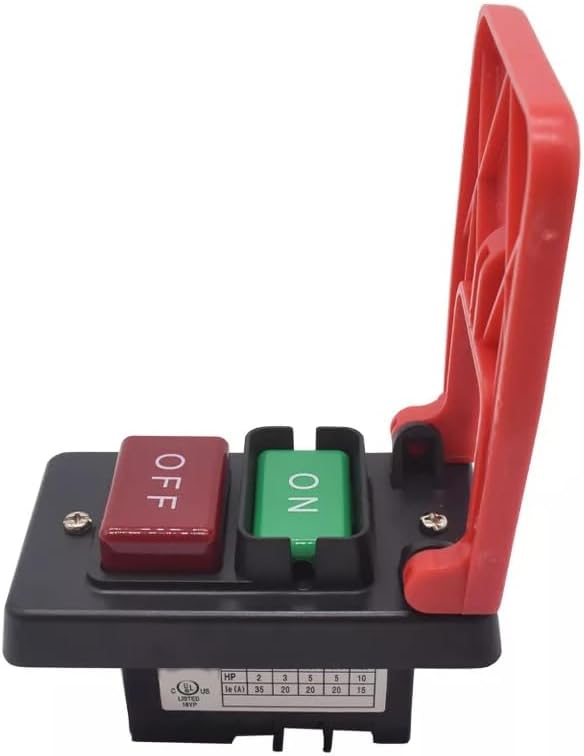 Button Switch for Grizzly G1022Z - 10" Table Saw 1-1/2 HP Single Phase 110V/220V