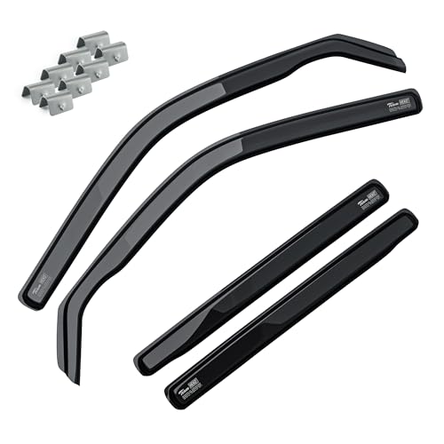 MOTOS Deflecteur vitre voiture pour FORD S-MAX I 2006-2010 Déflecteurs d'air élégants avec installation facile, Réduction du bruit et des turbulences,...