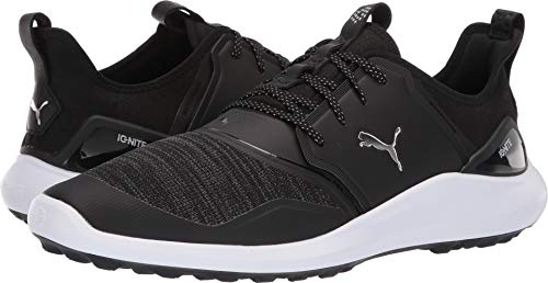 Puma Herren Ignite Nxt Lace Golfschuh, Puma Black-Puma Silver Puma Weiß, 47 EU – Ansicht 2