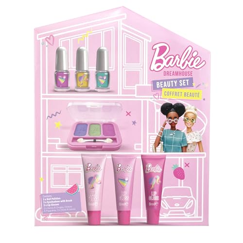 Official Barbie Dream House Beauty Gift Set - Kids Gift Set, Make-Up