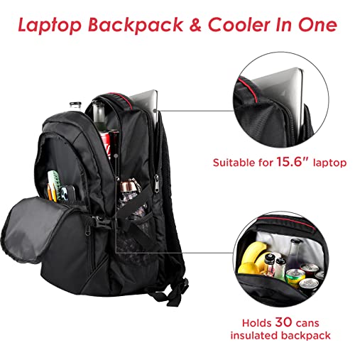 OUTXE Cooler Backpack 22L Insulated Cooler Bag for 15.6" Laptop Lunch Backpack for Work Daily Backpacks3