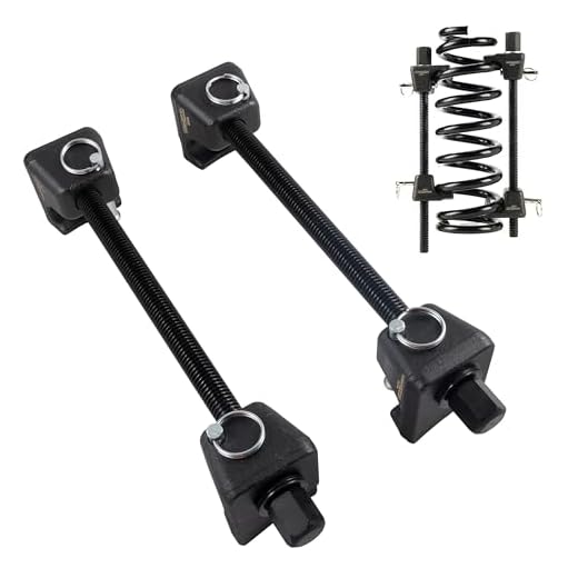 OEMTOOLS 25553 MacPherson 10.75 Inch Strut Spring Compressor | Safely Compresses Strut Springs for Easy Removals and Installs | Set of 2, Works on Most Vehicles | 9.75 Inch Maximum Safe Opening