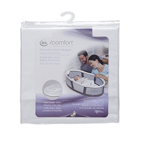 Serta iComfort Premium Infant Sleeper Replacement Sheets - White