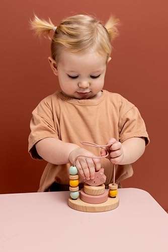 Trixie Mrs Cat Beads Maze - Baby toy - FSC-Certified Wood, Dark Pink, Large - Image 3