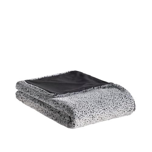 home&you - Manta Lamperia, colcha, funda de sofá, manta de forro polar, manta de salón, 180 x 200 cm, de poliéster, para sofá, cama, cama individual - Gris