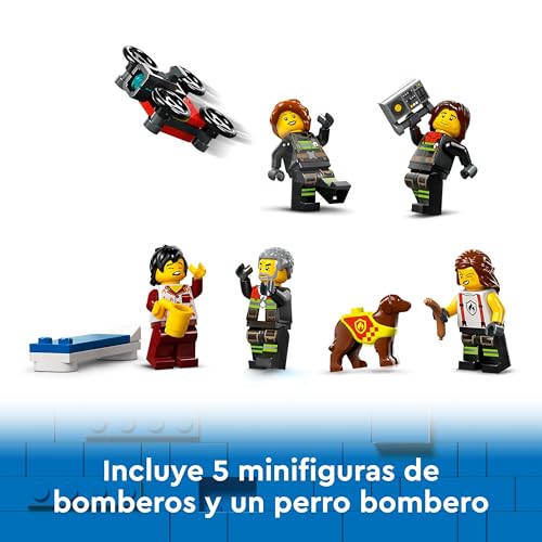 LEGO City Parque de Bomberos con Camión de Bomberos 604...