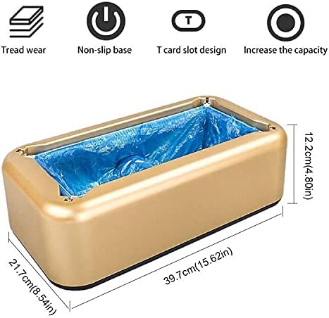 Automatic Shoe Covers Dispenser - BeiLan Shoe Cover Machine with 100pcs Shoe Covers Disposable Boot Cover Waterproof, Dust Proof, for Medical, Home, Shop and Office