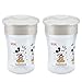 NUK Lot 2 tasses d'apprentissage Magic Cup 360 Mickey 230ml 8M+