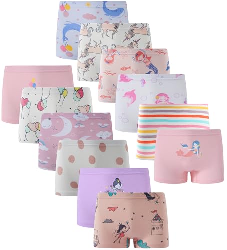 Sladatona Cotton Kids Briefs - Soft Girls Boyshort Panties