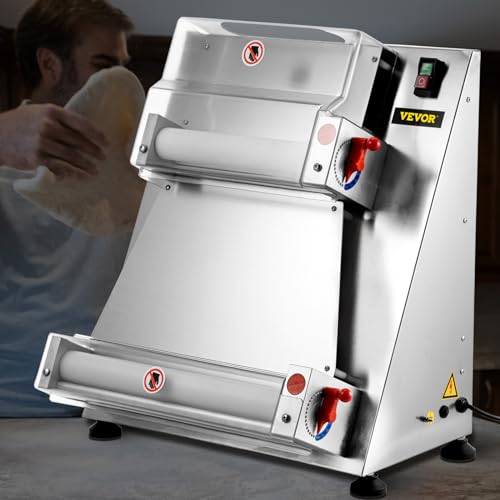 Vevor COMMERCIAL DOUGH ROLLER SHEETER 15.7Inch Electric Pizza Dough Roller Machine 390W Automatically Suitable thumb #7