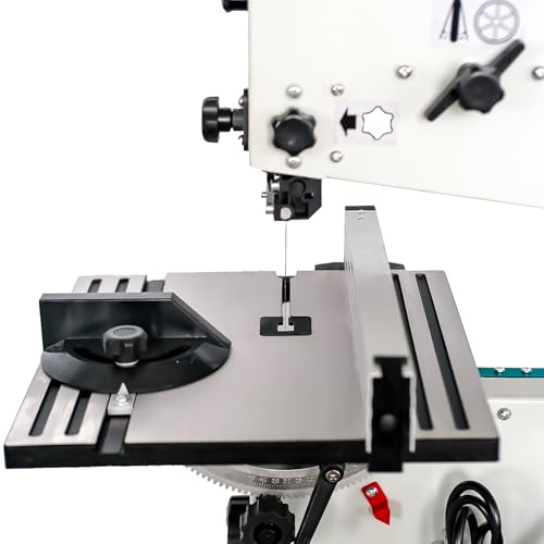 KATSU Tools Woodworking Bandsaw 230mm 9 Inch 350W Electric Benchtop Band Saw, 90mm Cutting Depth, 45° Tiltable Metal Work Table for Mitre Cuts, Blade Included 100556 5 KATSU Tools Woodworking Bandsaw 230mm 9 Inch 350W Electric Benchtop Band Saw, 90mm Cutting Depth, 45° Tiltable Metal Work Table for Mitre Cuts, Blade Included 100556 - Image 5