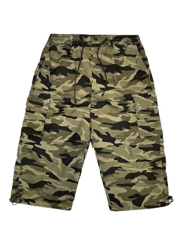 Shorts homme camouflage pour éviter la chaleur en voyage