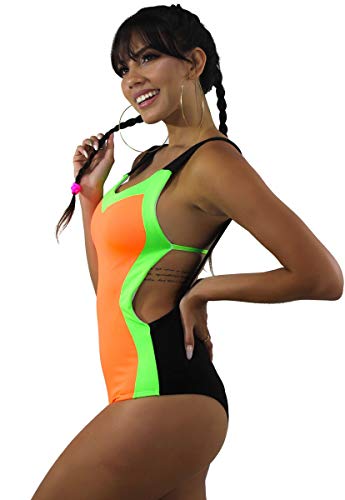 Maiô Body Neon Laranja